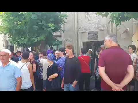 საუბრობს ბეთქილ ქურასბედიანი - საპროტესტო აქცია დაბა ლენტეხში